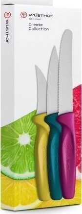 Wüsthof Create Collection Sada nožů na zeleninu , 3 ks, barevná