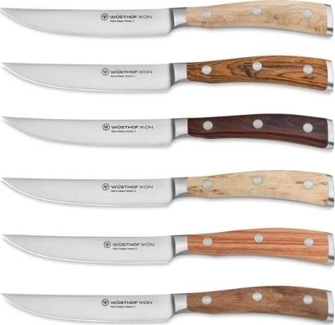 Wüsthof Ikon Sada steakových nožů v koženém pouzdru , limitovaná edice
