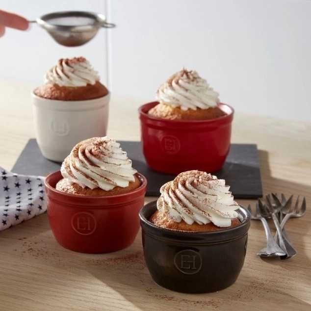 Emile Henry Ramekin 10 cm, modrá Calanque