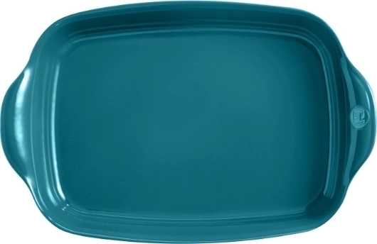 Emile Henry Ultime Zapékací obdélníková mísa Ultime, 42 x 28 cm, modrá Calanque