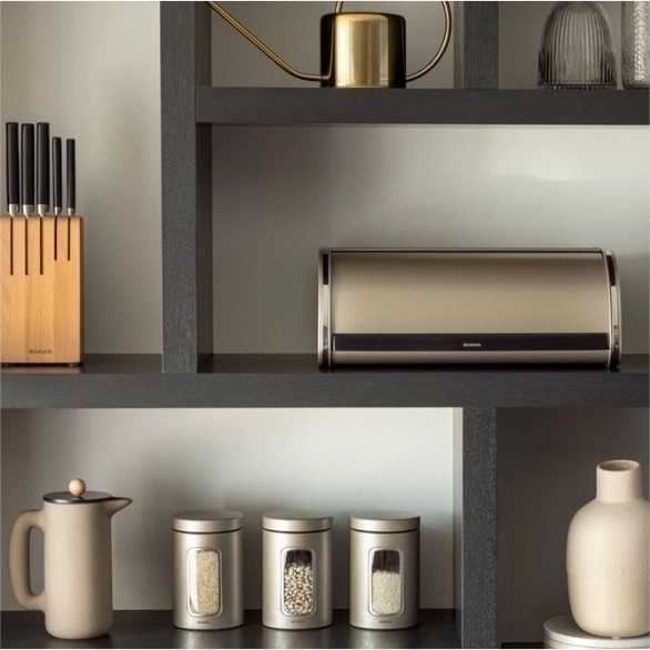 Brabantia Roll Top Chlebník , Champagne