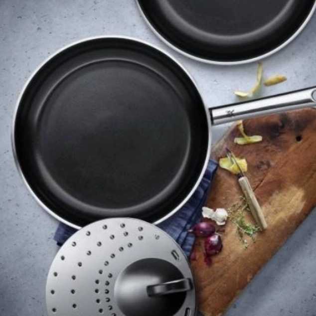 WMF Devil Sada pánví , Ø 24 cm, Ø 28 cm a ochrana proti prskání