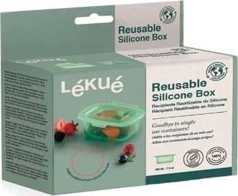 Lékué Silikonová nádoba na skladování potravin 200 ml, zelená