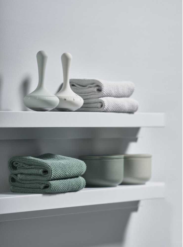 Zone Denmark Sada kuchyňských utěrek 3 ks, teple šedá