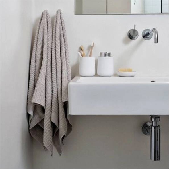 Zone Denmark Ručník , 50 x 100 cm, jemně šedá