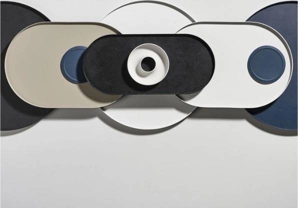 Zone Denmark Singles Kulatý servírovací tác , černá