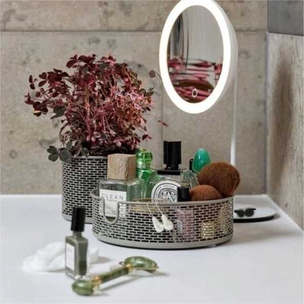 Zone Denmark Úložný kovový košík, černá