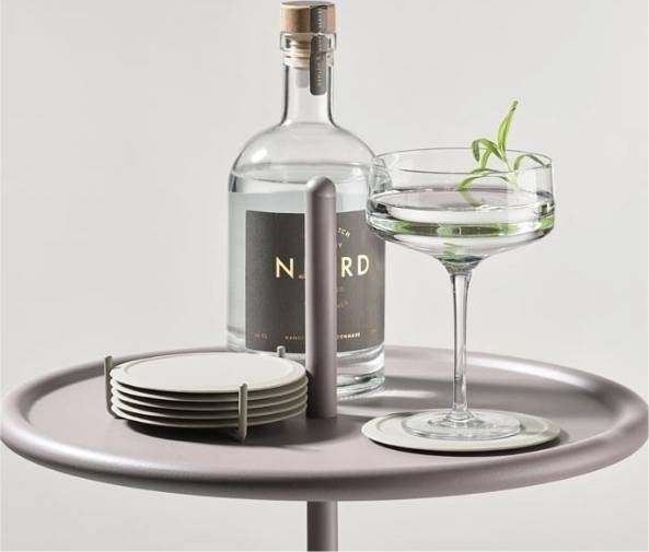 Zone Denmark Inu Odkládací kovový stolek , černá