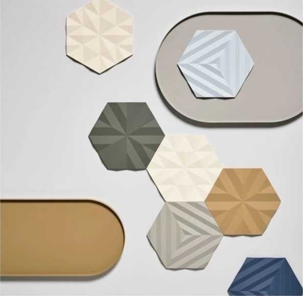 Zone Denmark Ori Fold Silikonová podložka pod hrnec 1 ks, džínově modrá