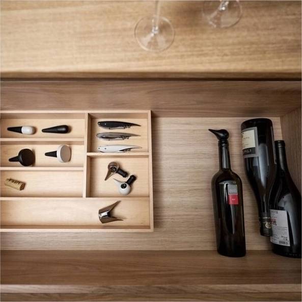 Zone Denmark Rocks Bird Zátka na víno , černá