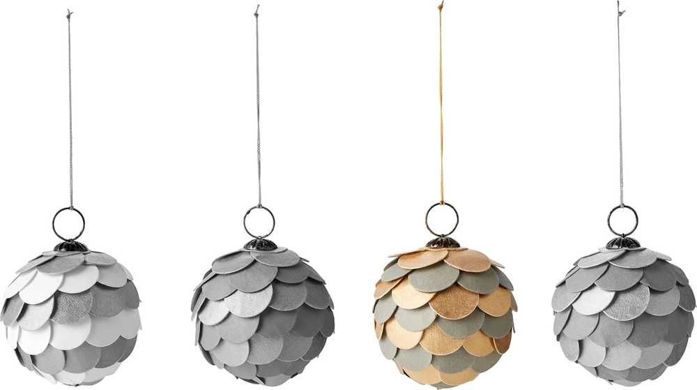 Philippi Kartan Vánoční ozdoba, zeleno-zlatá