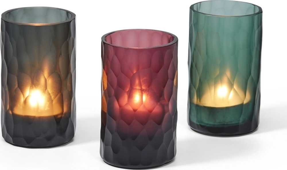 Philippi Sofia Svícen na čajovou svíčku, tmavě modrý