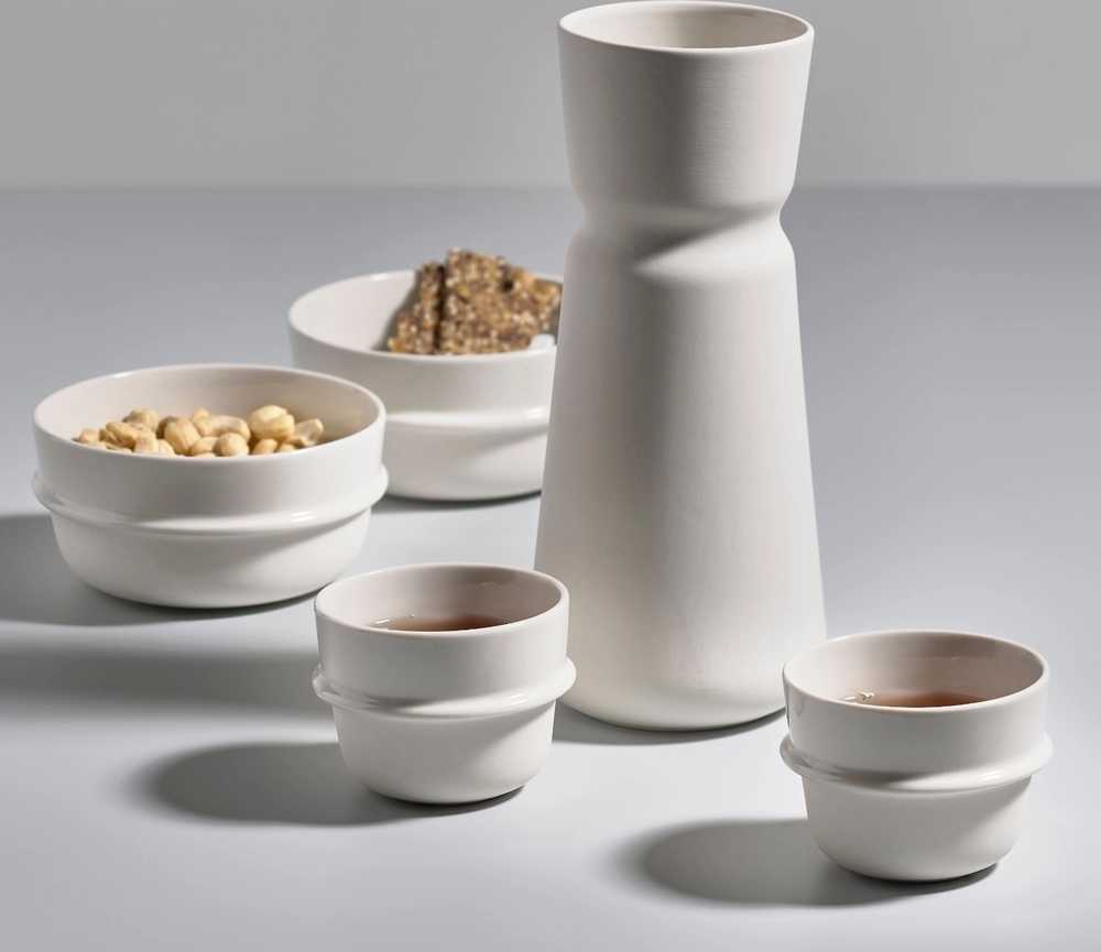 Zone Denmark Inu Kameninová karafa s hrnkem , 0.7 l