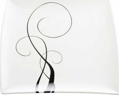 Maxwell & Williams WHITE BASIC Breeze Čtvercový mělký talíř 26 x 26 cm, WHITE BASICS BREEZE