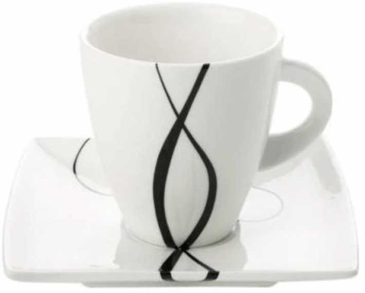 Maxwell & Williams White Basics Breeze Šálek s podšálkem, 200 ml