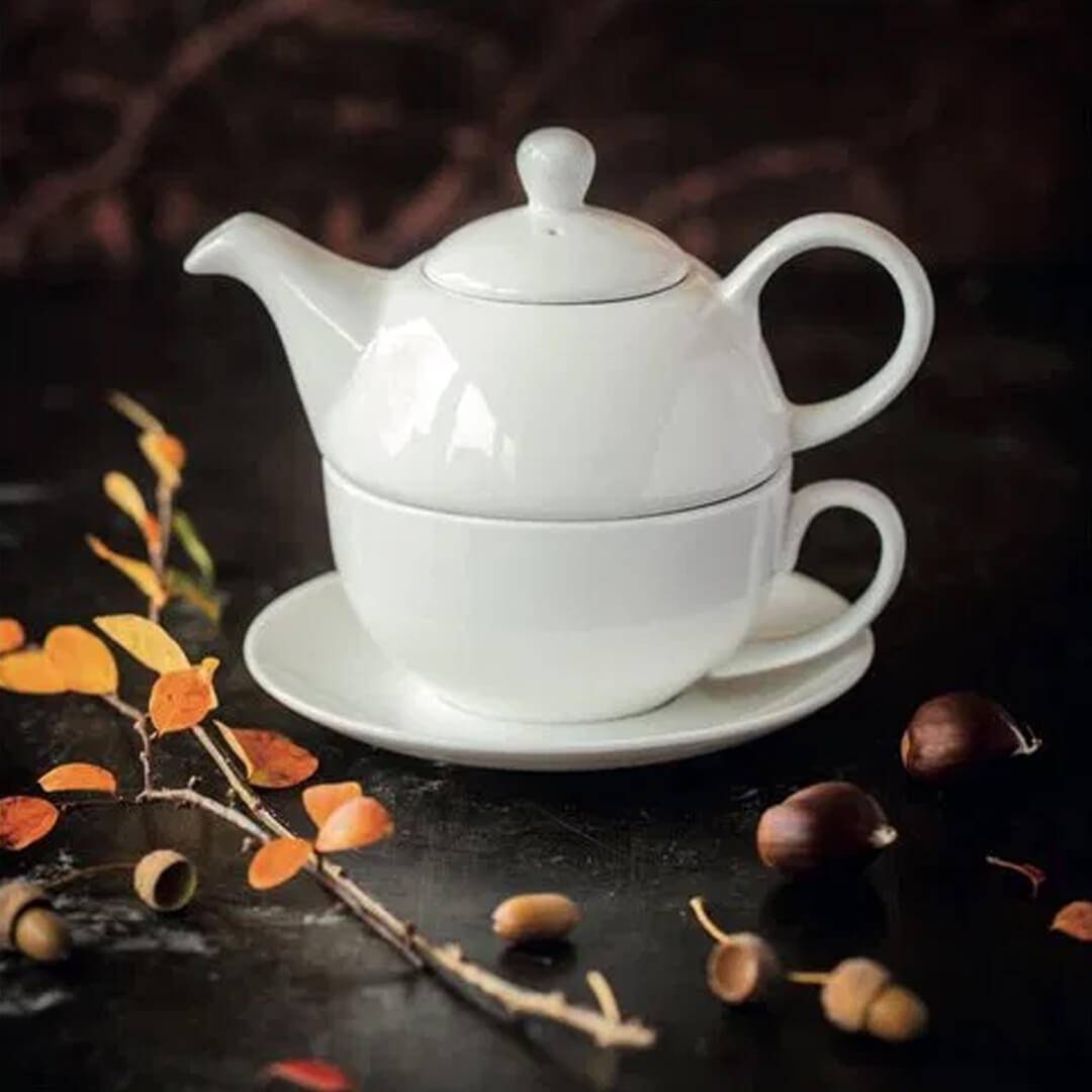 Maxwell & Williams White Basics Čaj pro jednoho, 400 ml