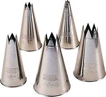 Kaiser Original Creativ Deko Zdobítko k cukrářskému pytlíku hvězda Ø 16 mm