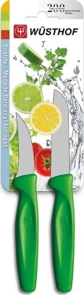 Wüsthof Nůž na loupání a Nůž na zeleninu, sada 2 ks, zelený