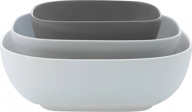 Maxwell & Williams Elemental Obdélníkové misky, set 3ks