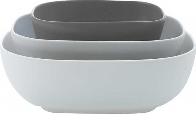 Maxwell & Williams Elemental Obdélníkové misky, set 3ks