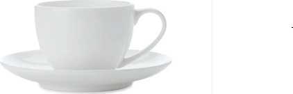 Maxwell & Williams Cashmere Bone China Šálek s podšálekem na espresso 100 ml, Cashmere