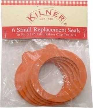 Kilner Gumové těsnění pro sklenici s klipem 0,125l, 6 ks