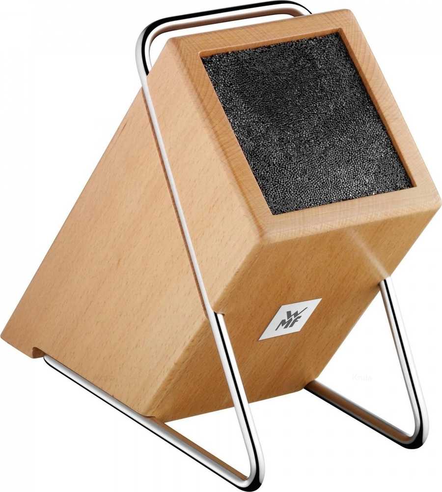 WMF Blok na nože, bukový, se štětinami