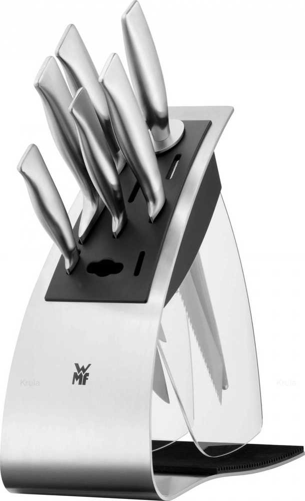 WMF Grand Gourmet Blok s noži a ocílkou Grand Gourmet, PC, 7 ks
