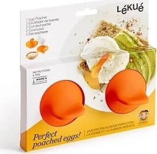 Lékué Tvořítko na ztracené vejce, 2 ks, červená