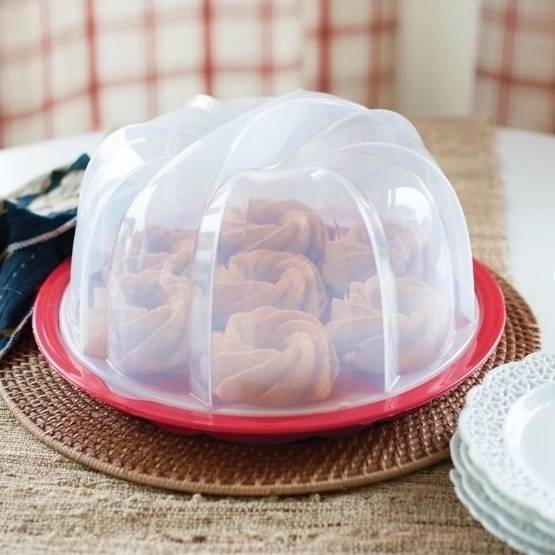 Nordic Ware Podnos s poklopem na bábovky/dorty