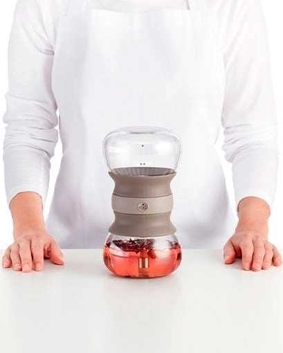 Lékué Sada na čaj, Calm Tea Ritual Set, hnědá