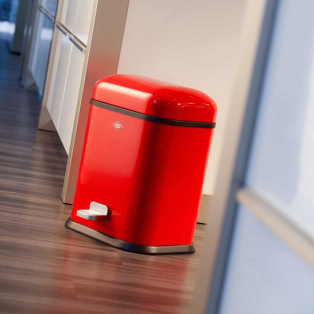 Wesco Single Boy Odpadkový koš 13l, šedohnědý