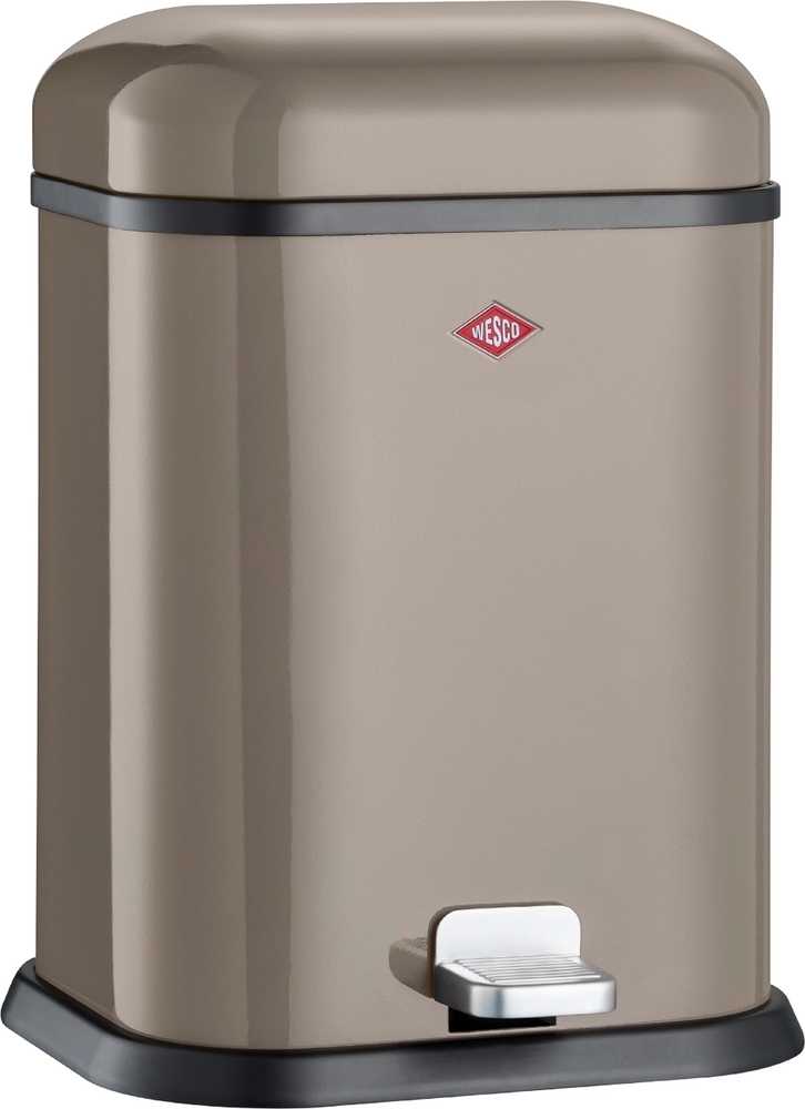 Wesco Single Boy Odpadkový koš 13l, šedohnědý