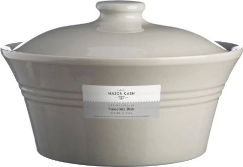 Mason Cash Classic Kitchen Grey Kastrol na zapékání s poklicí , šedý