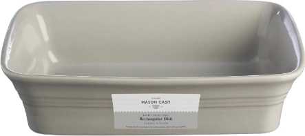 Mason Cash Classic Kitchen Grey Zapékací mísa obdélníková , 26.5 x 18 cm, šedý