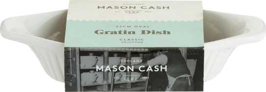 Mason Cash Classic Collection Zapékací mísa gratinovací , 22 x 11 cm, bílá