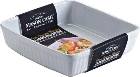 Mason Cash Classic Collection Zapékací mísa čtvercová , 24 x 24 cm, bílá