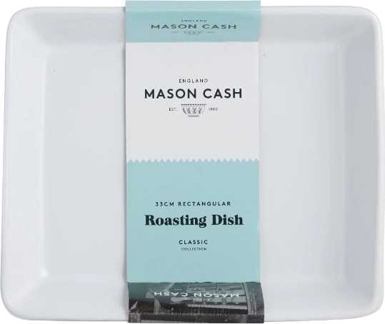 Mason Cash Classic Collection Zapékací mísa obdélníková , 33 x 27 cm, bílá