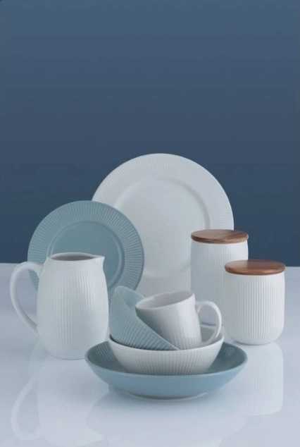 Mason Cash Linear Collection Dezertní talíř , 21 cm, modrošedý