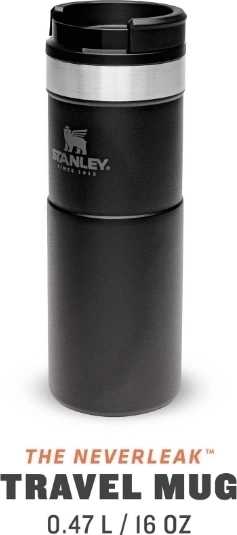 Stanley NeverLeak™ Termohrnek Classic , 470 ml, Matte Black
