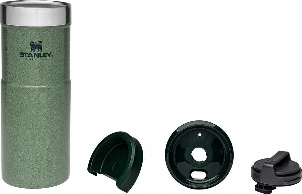 Stanley NeverLeak™ Termohrnek Classic , 470 ml, Hammertone Green