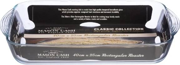 Mason Cash Oven to Tableware Skleněná zapékací mísa obdélníková , 40 x 25 cm