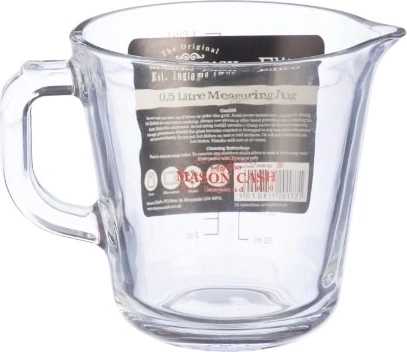 Mason Cash Classic Collection Skleněná odměrka s nálevkou, 0.5 l