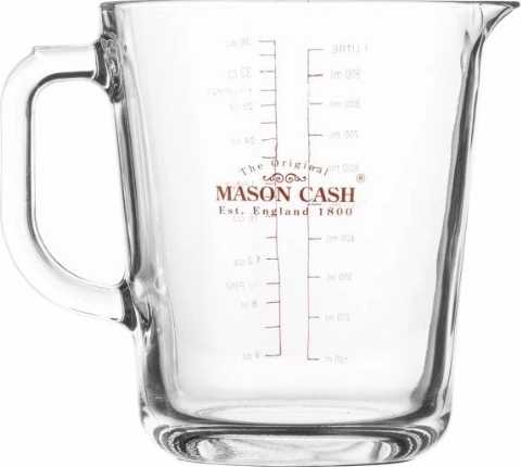 Mason Cash Classic Collection Skleněná odměrka s nálevkou, 1 l