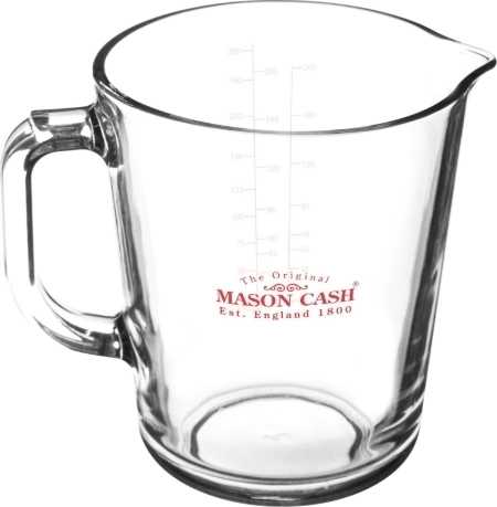 Mason Cash Classic Collection Skleněná odměrka s nálevkou, 1 l
