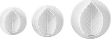 Mason Cash Floral Cutters Sada pístových vykrajovátek růžových lístků , 3 ks