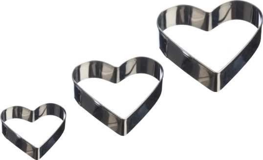 Mason Cash Cake Covering & Decorating Sada 3 ks vykrajovátek , srdíčka