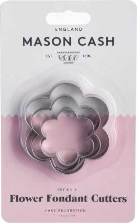 Mason Cash Cake Covering & Decorating Sada 3 ks vykrajovátek , kytičky