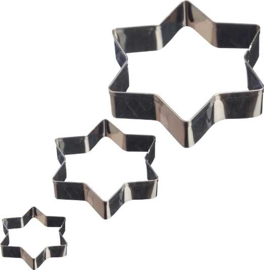 Mason Cash Cake Covering & Decorating Sada 3 ks vykrajovátek , hvězdičky