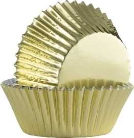 Mason Cash Cupcake Cases Sada papírových mini košíčků , 40 ks, zlaté